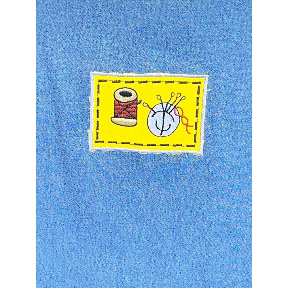 Vintage Bobbie Brooks Woman Cotton Sewing Cottage Granny Core Vest‎ 18W 20W - Picture 5 of 8